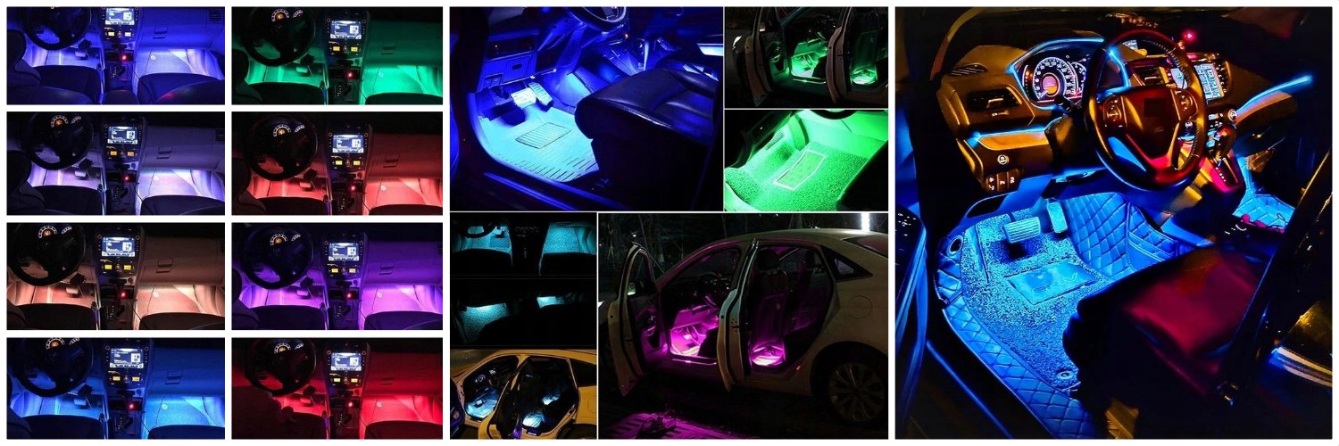 Automobilio salono led apšvietimas